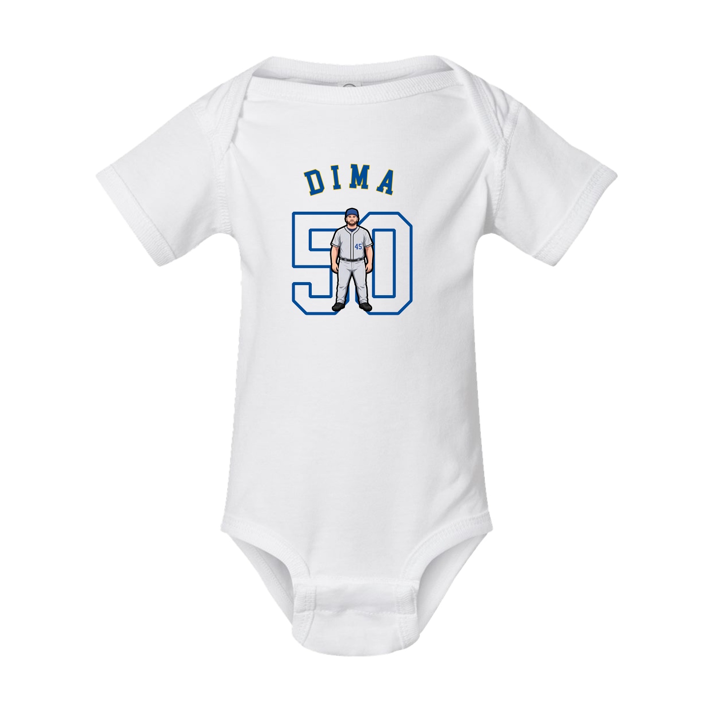 Baby Onesie — Shirsey Arch in White