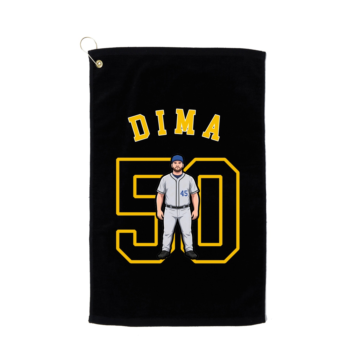 Golf Towel — Shirsey Arch in Black