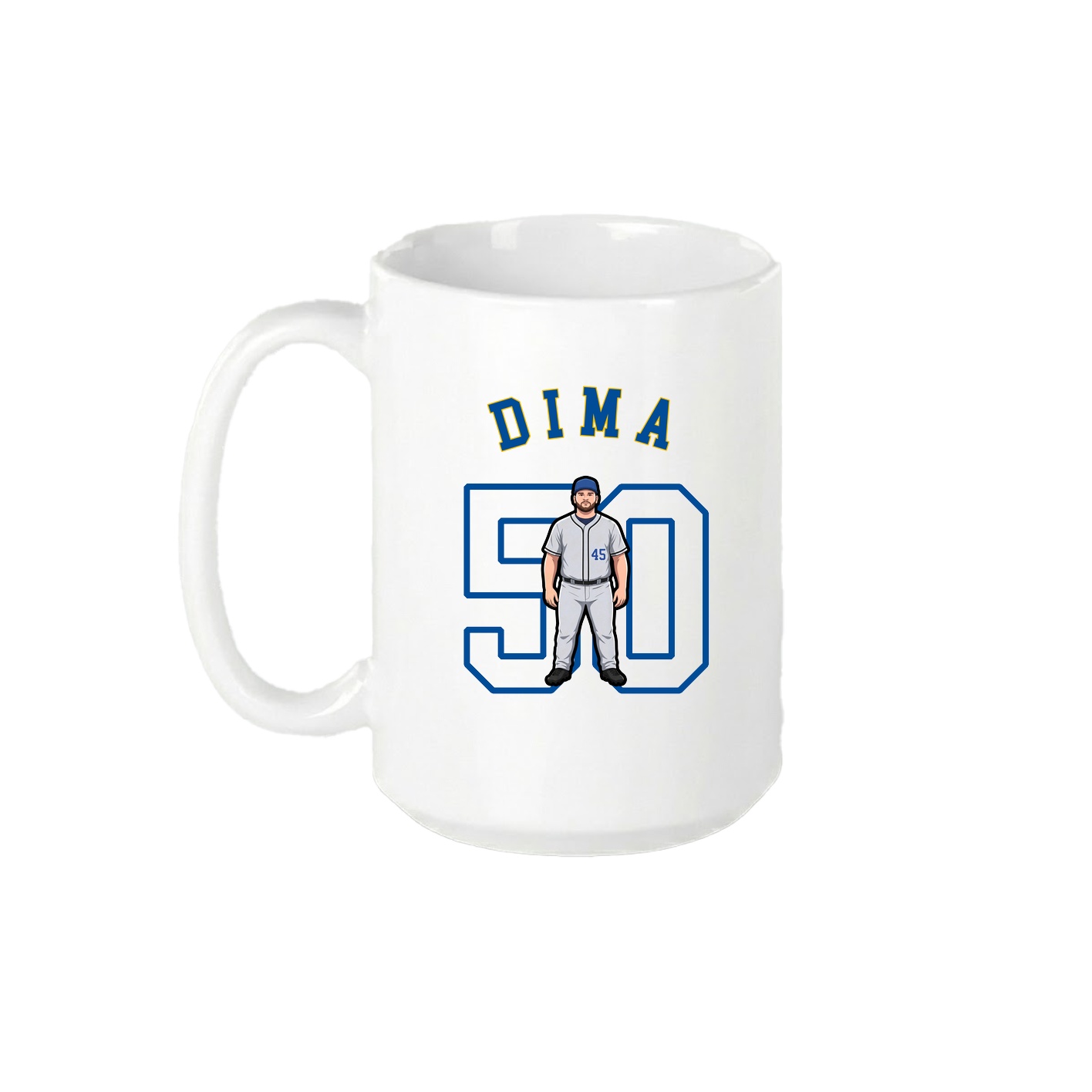 15oz Coffee Mug — Shirsey Arch in White