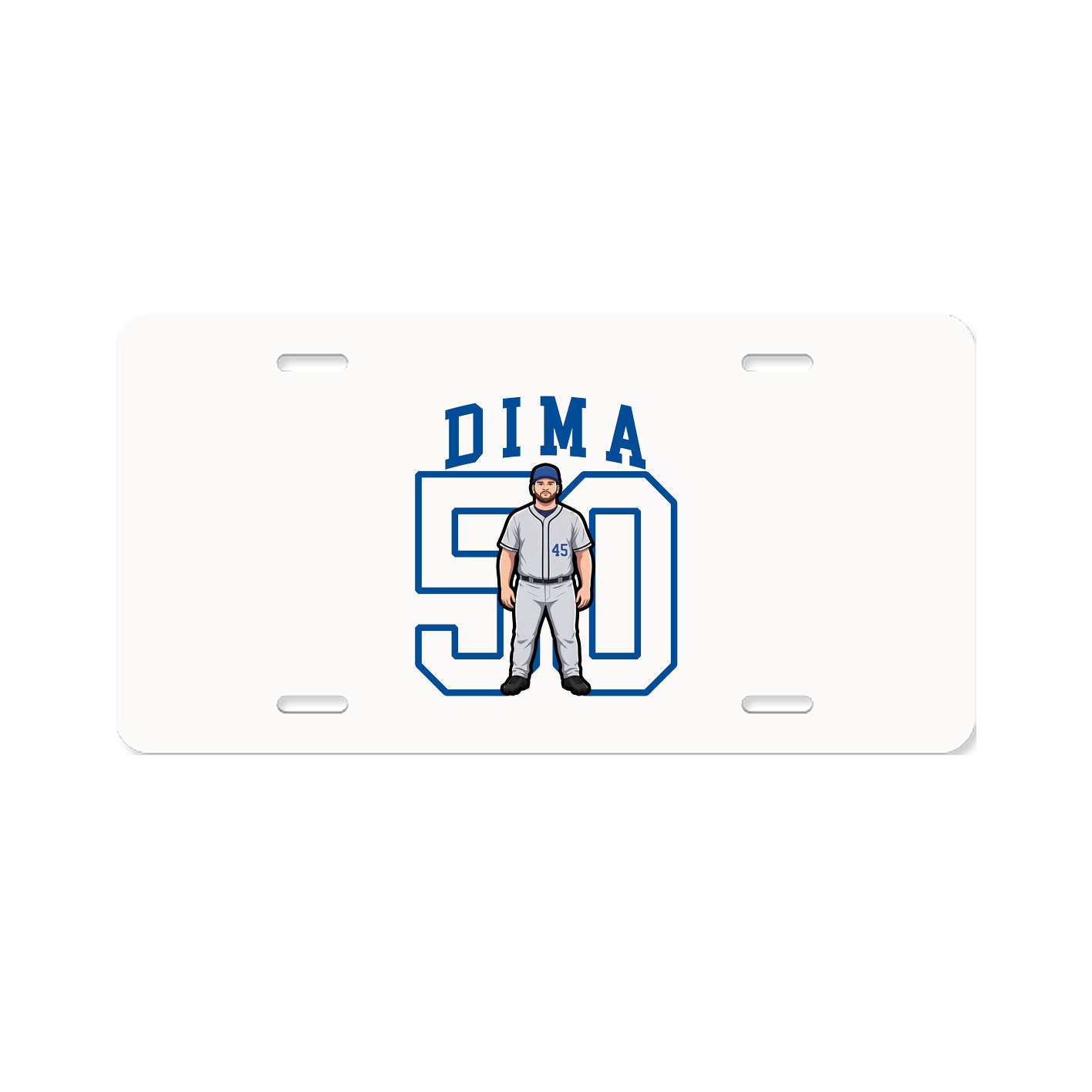 Aluminum License Plate