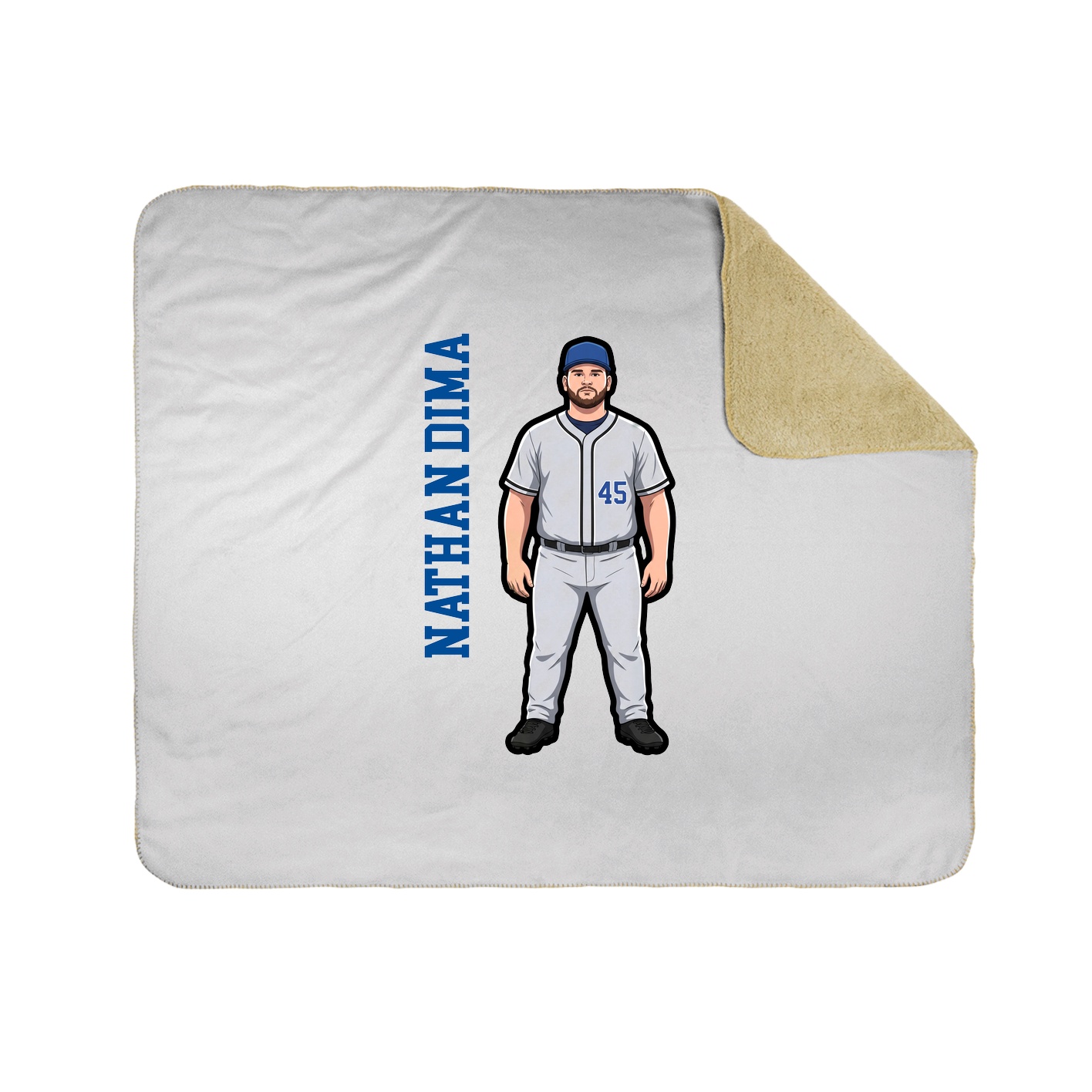 50x60 Sherpa Lined Throw Blanket