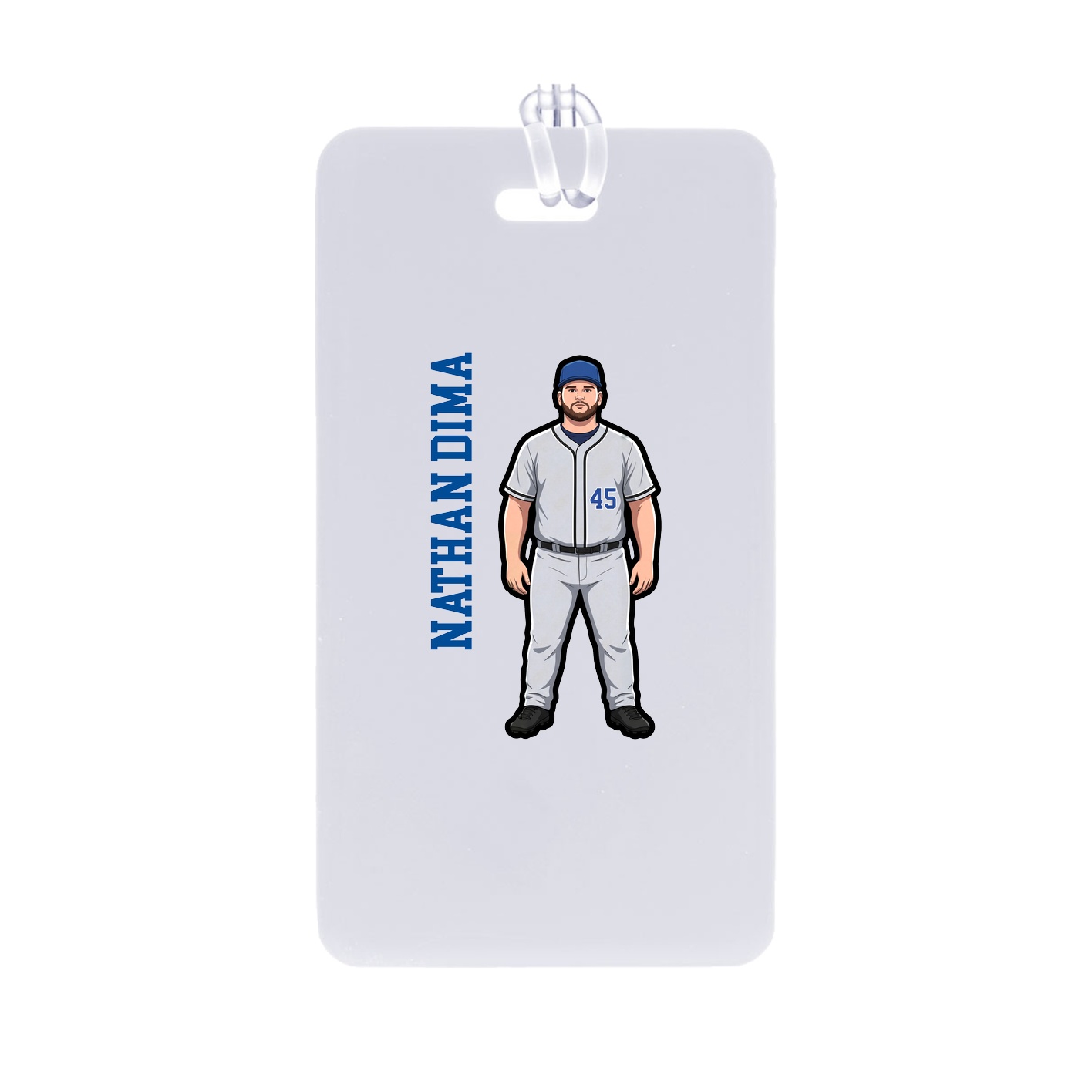Bag Tag — Name Vertical in Classic