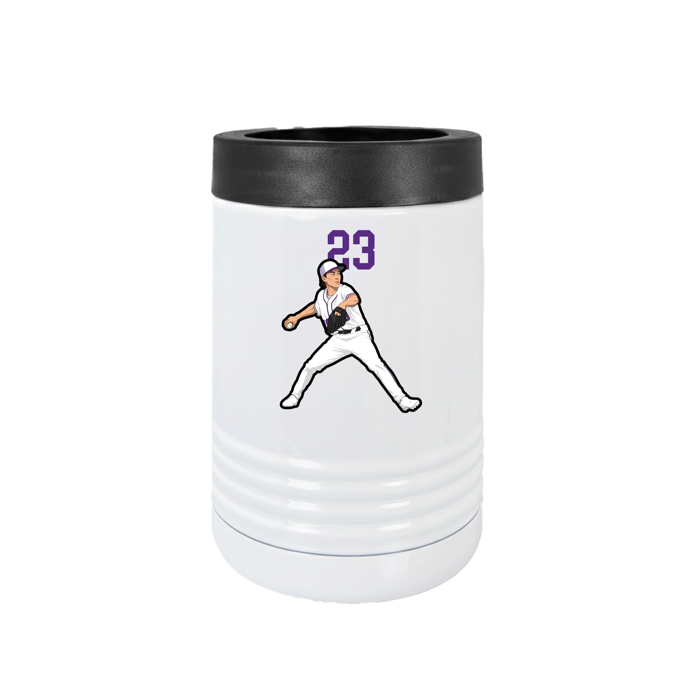 Beverage Holder — Number Top in White