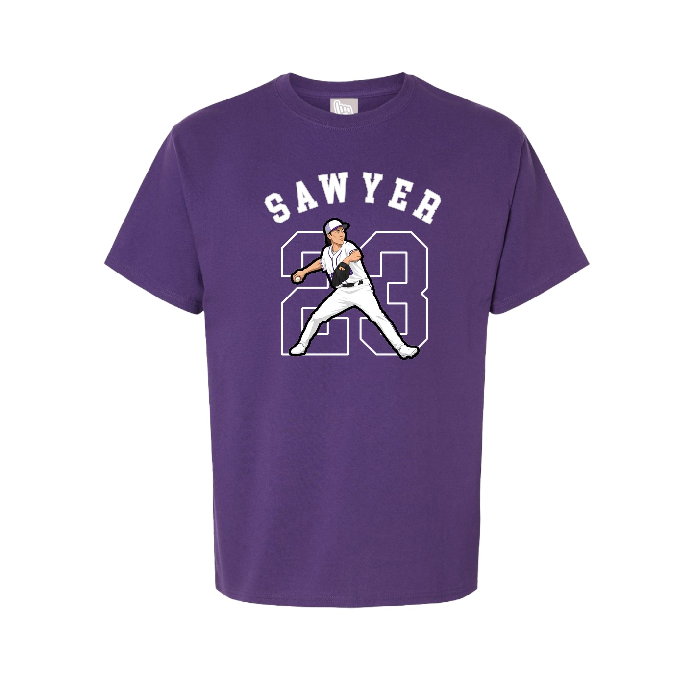 Youth Tee — Shirsey Arch in Purple