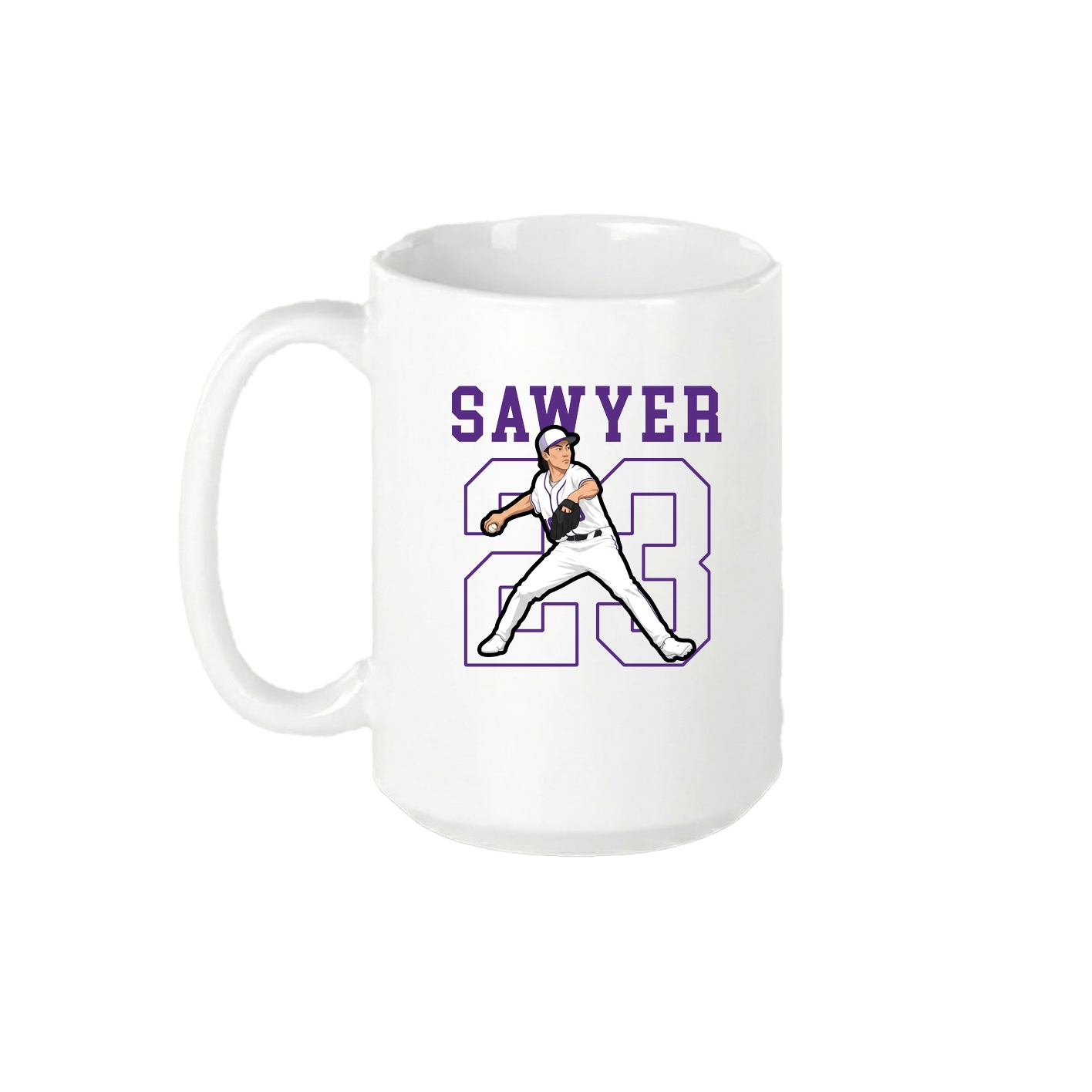 15oz Coffee Mug — Shirsey in White