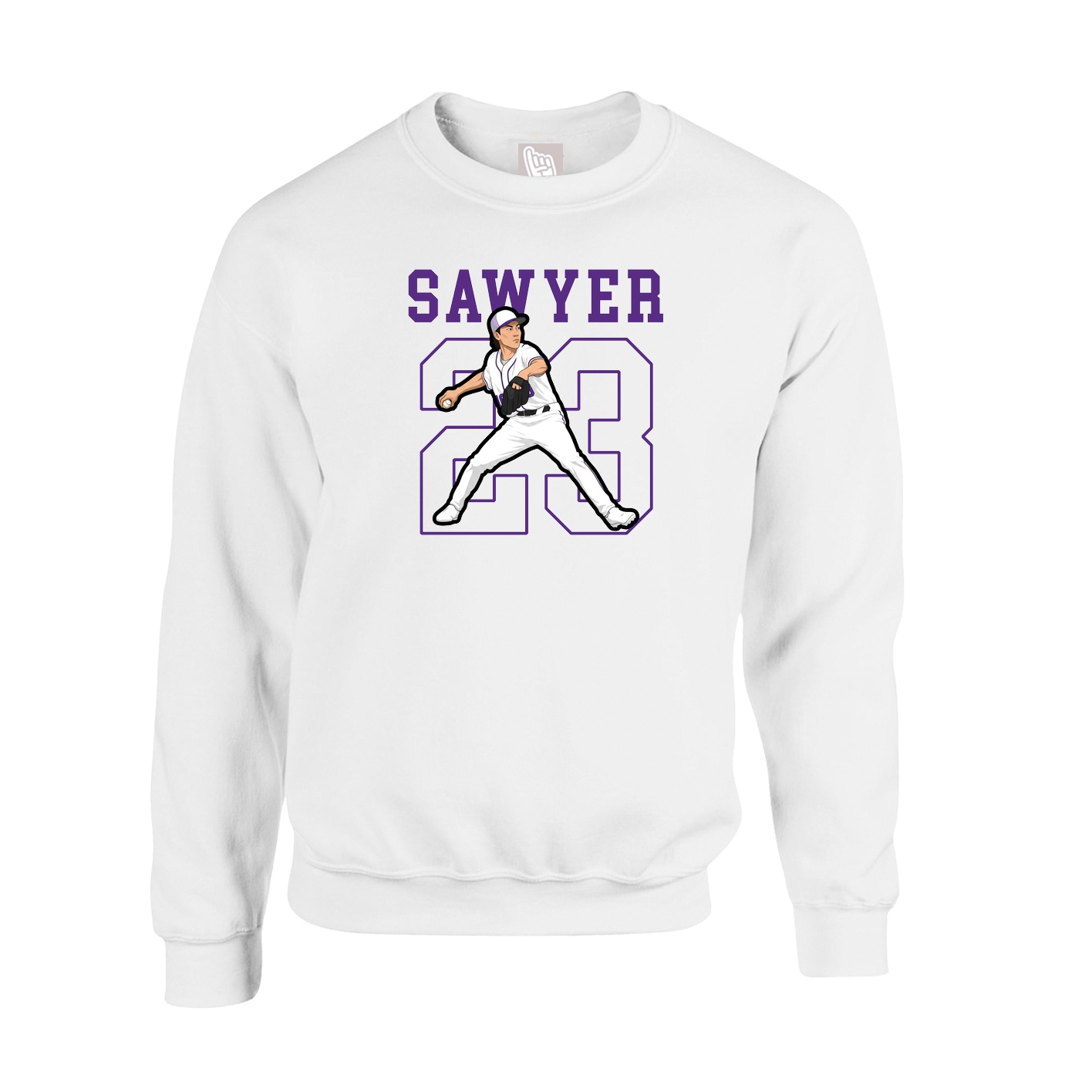 Fleece Crew — Shirsey in White