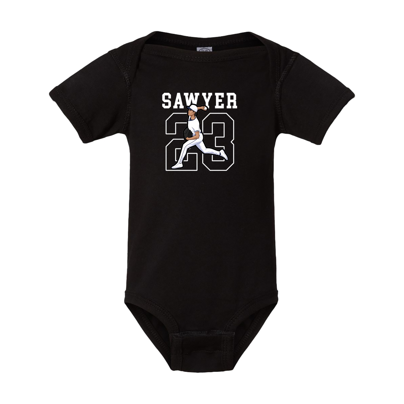 Baby Onesie — Shirsey in Black