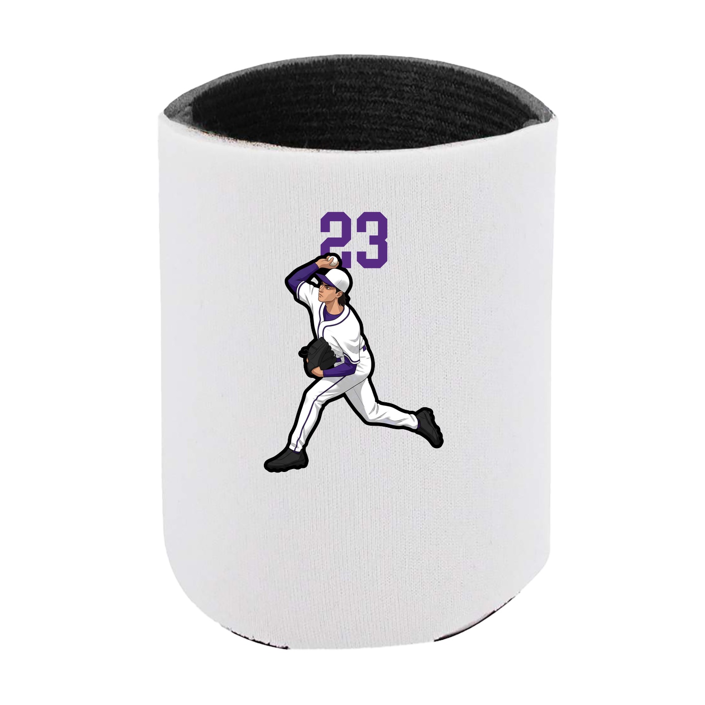 Can Holder — Number Top in White