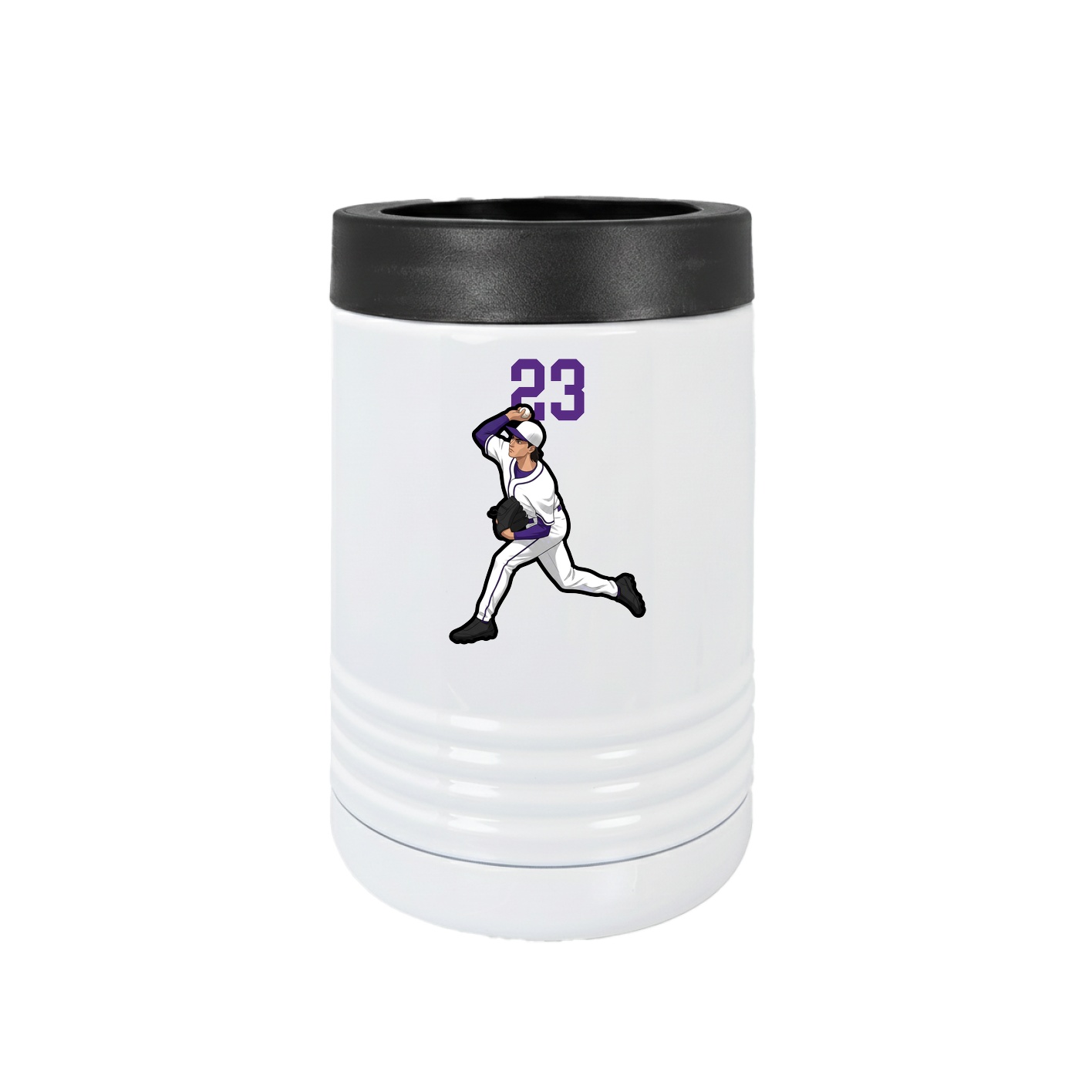 Beverage Holder — Number Top in White