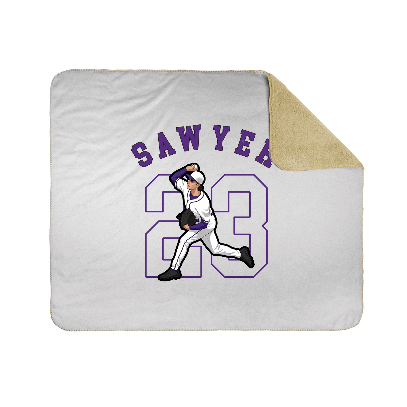 Throw Blanket — Shirsey Arch in White