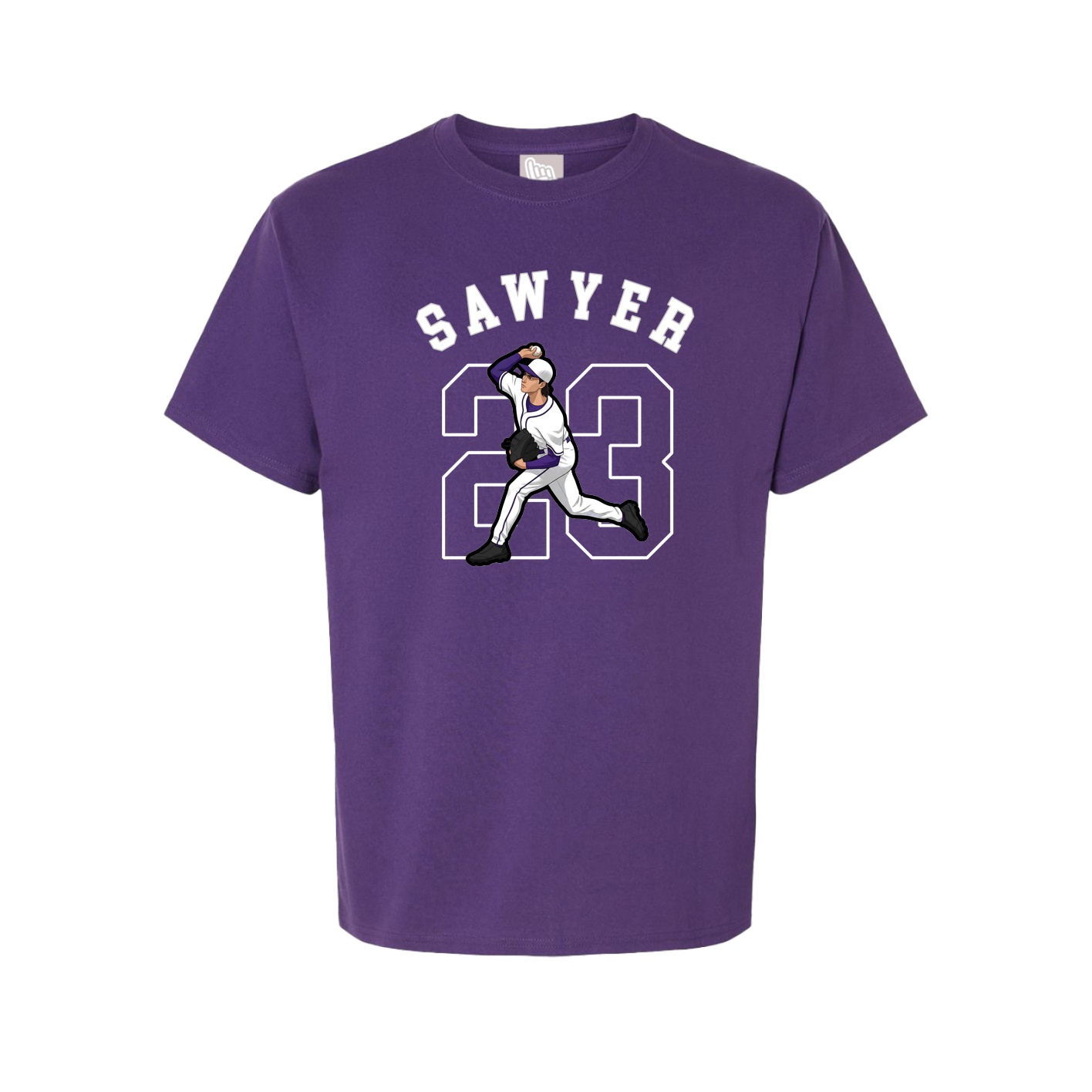 Youth Tee — Shirsey Arch in Purple