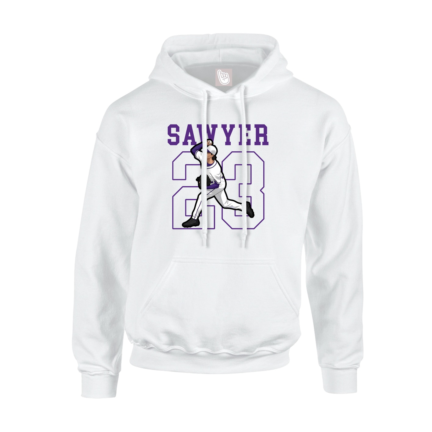 Youth Hoodie — Shirsey in White
