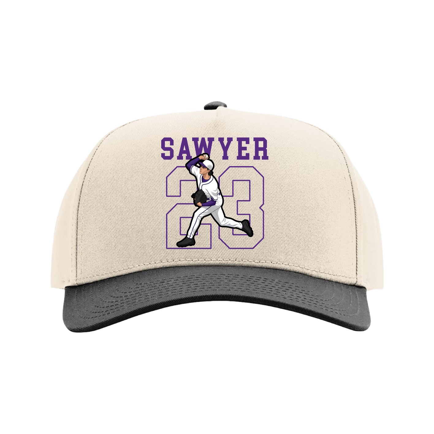 Full Fabric Five-Panel Champ Cap