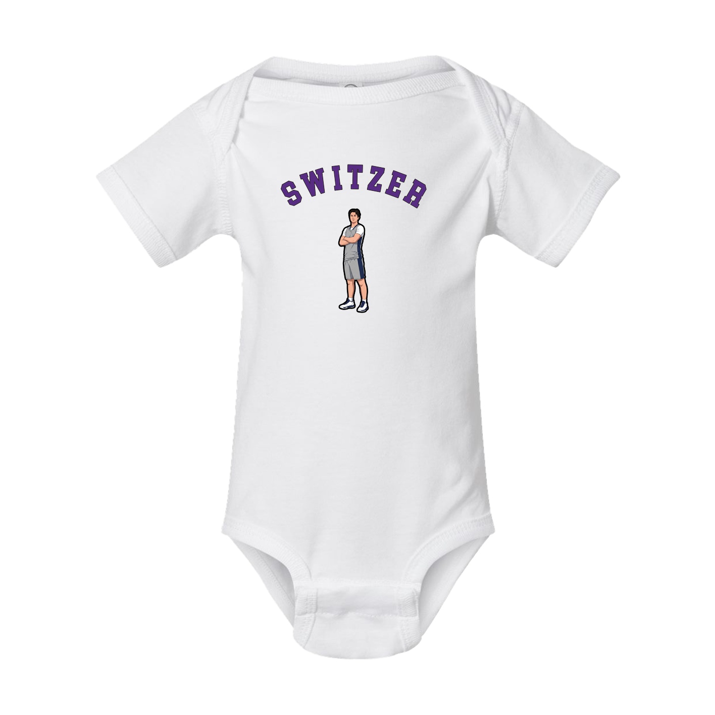Baby Onesie — Shirsey Arch in White