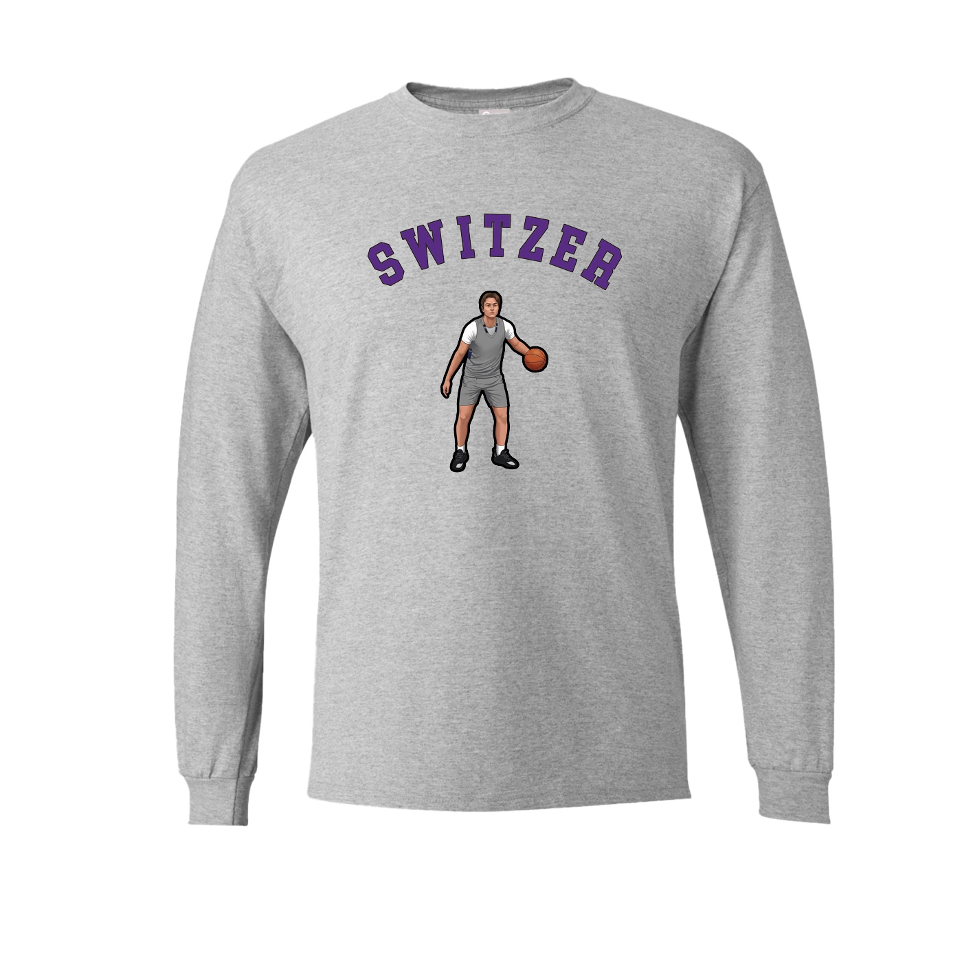 Long Sleeve Tee — Shirsey Arch in Grey