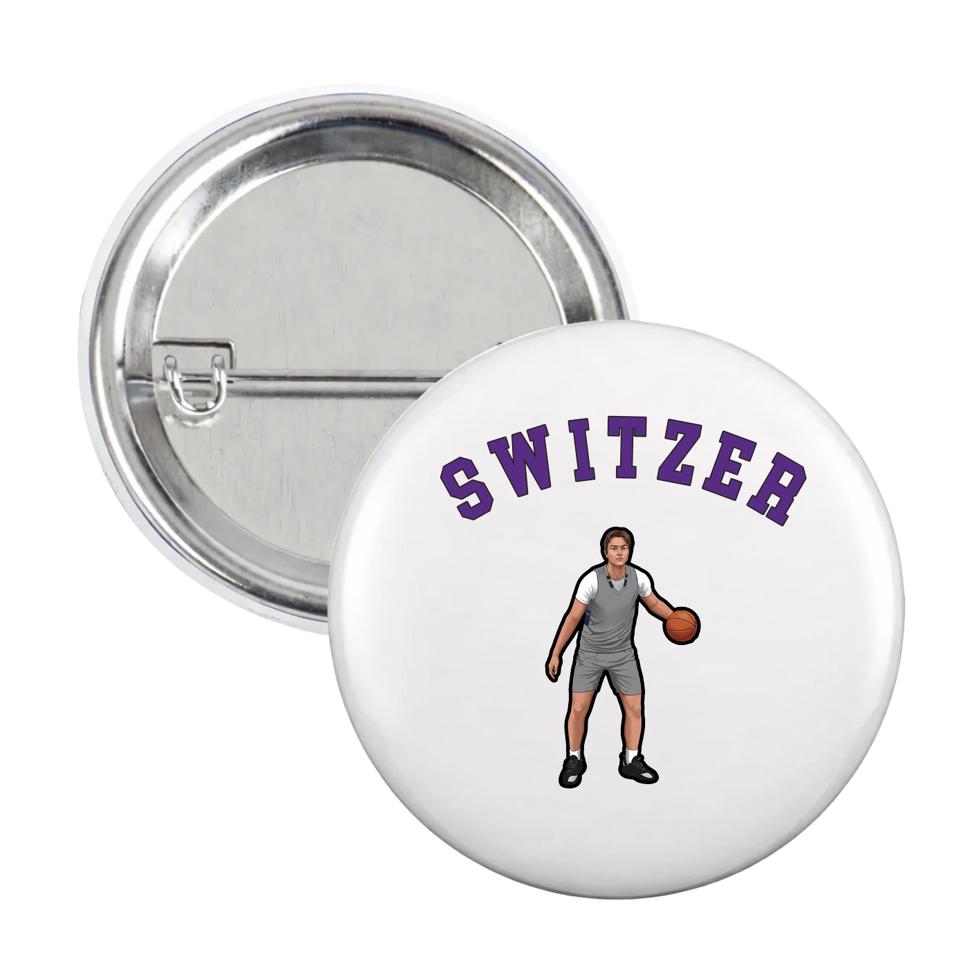Game Day Button — Shirsey Arch in White