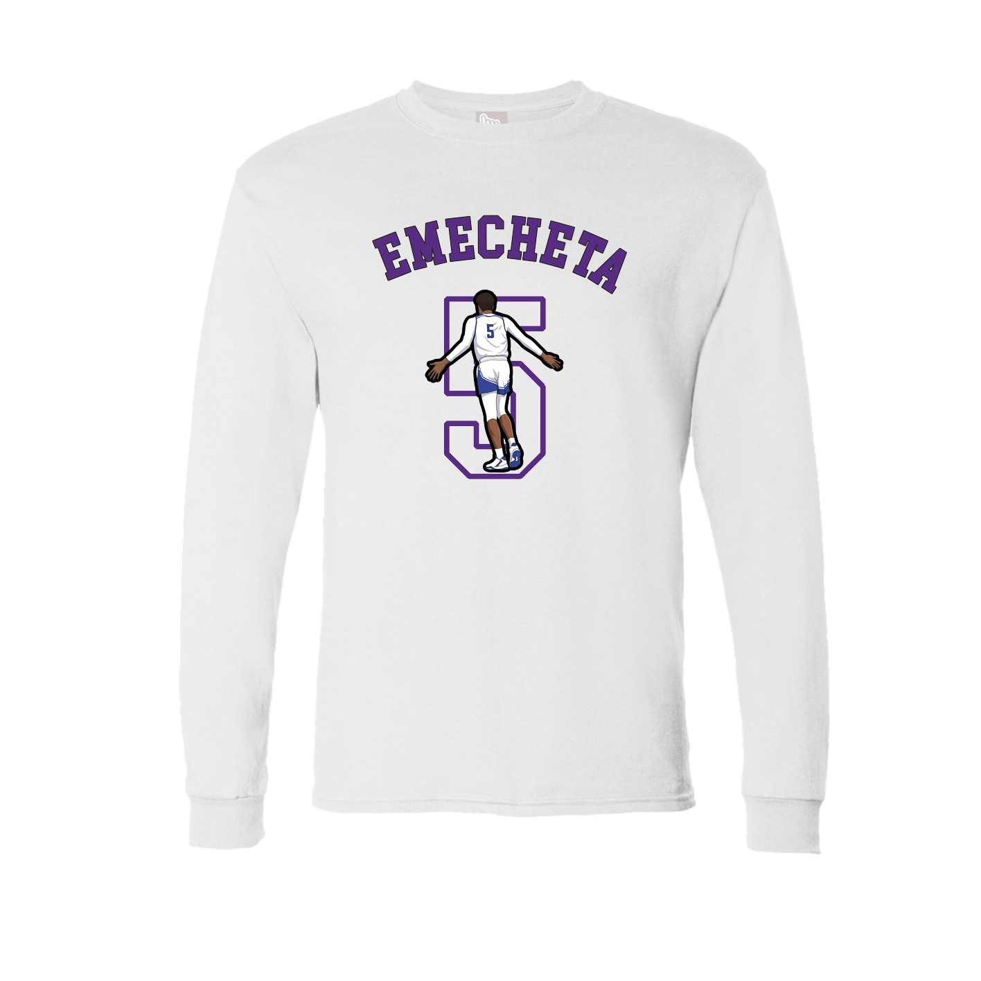 Long Sleeve Tee — Shirsey Arch in White