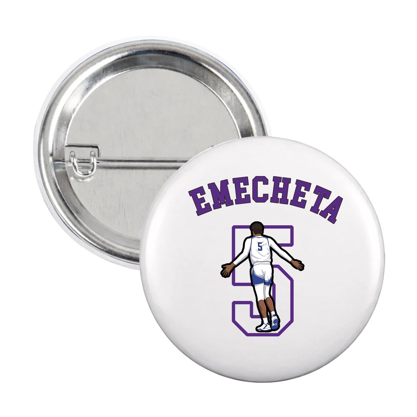 Game Day Button — Shirsey Arch in White