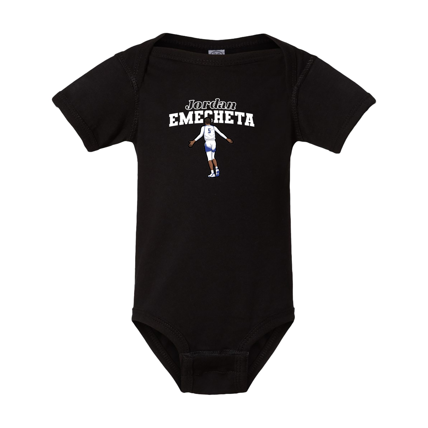 Baby Onesie — Name Arch in Black