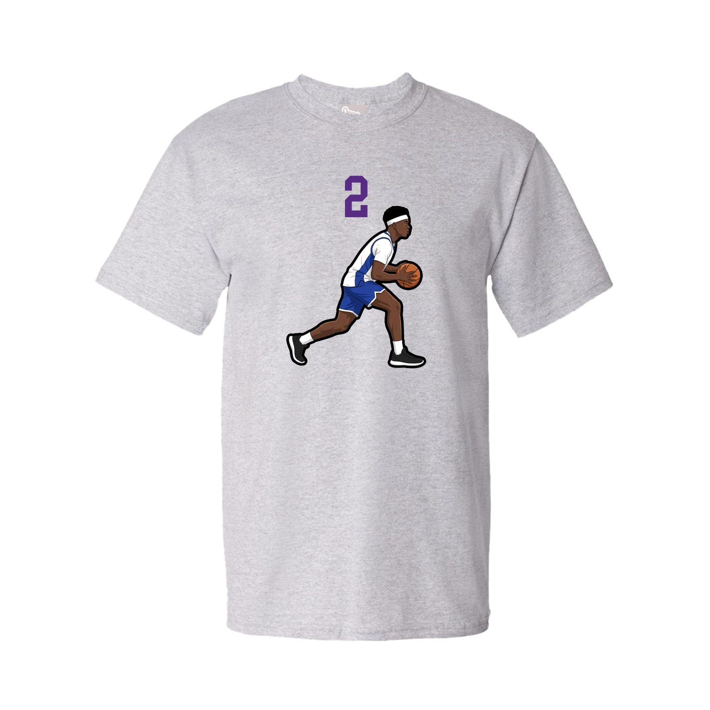 Tee — Number Top in Grey