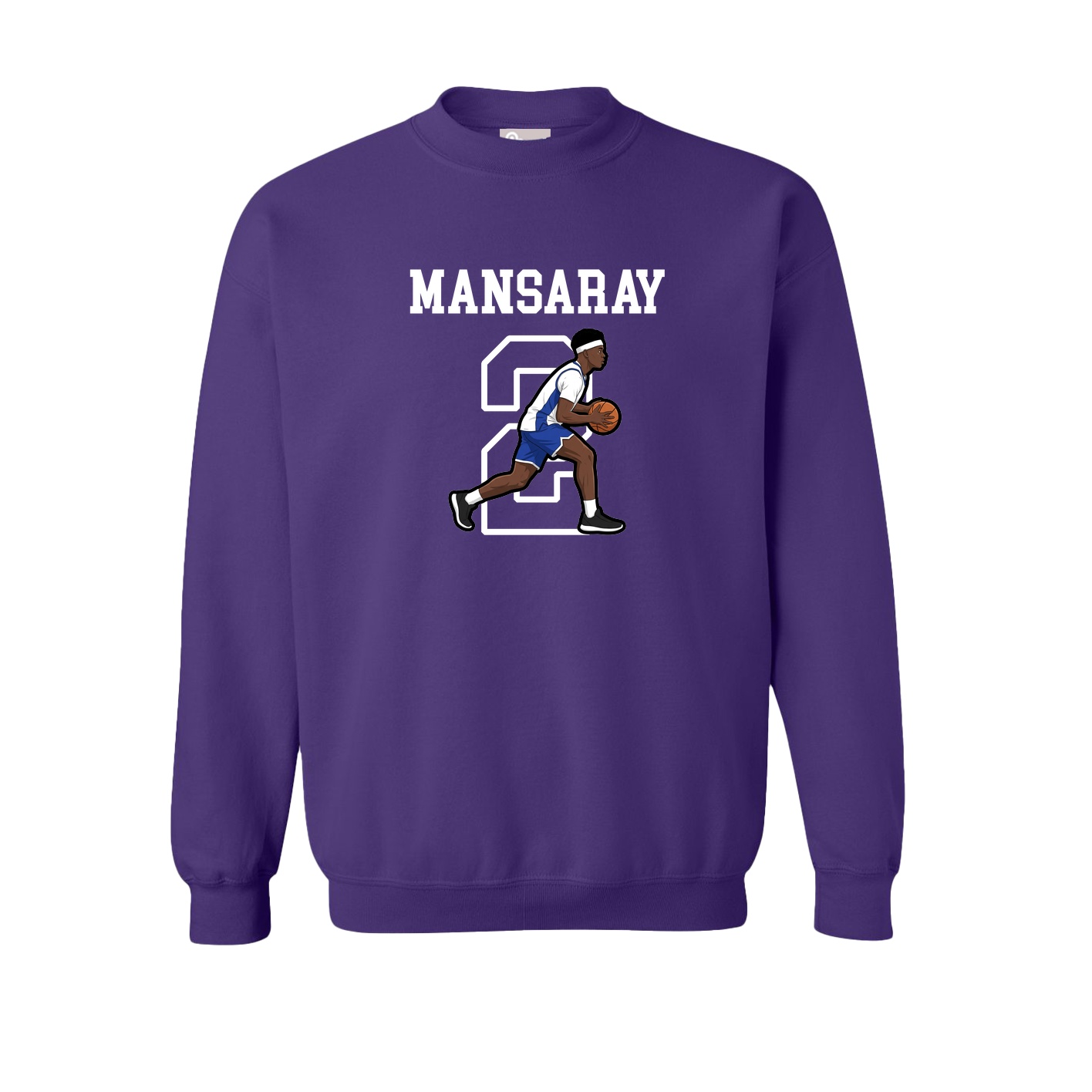 Fleece Crew — Shirsey in Purple