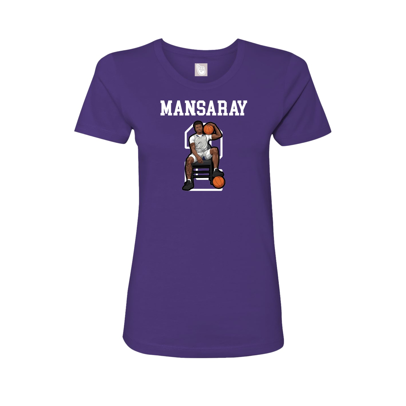 Fitted Women's Tee — Shirsey in Purple