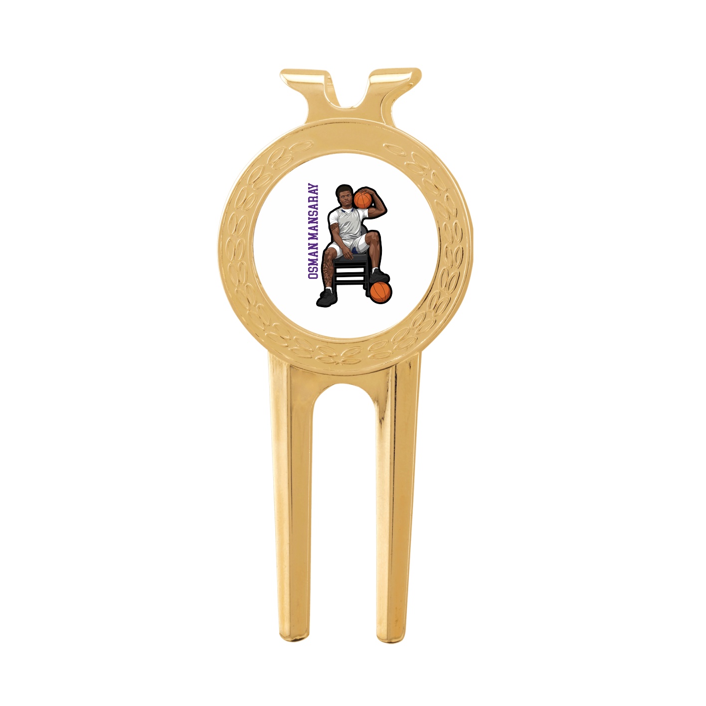 Divot Tool with Ball Marker — Name Vertical in Classic