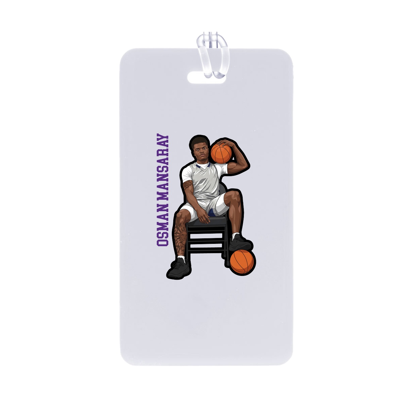 Bag Tag — Name Vertical in Classic