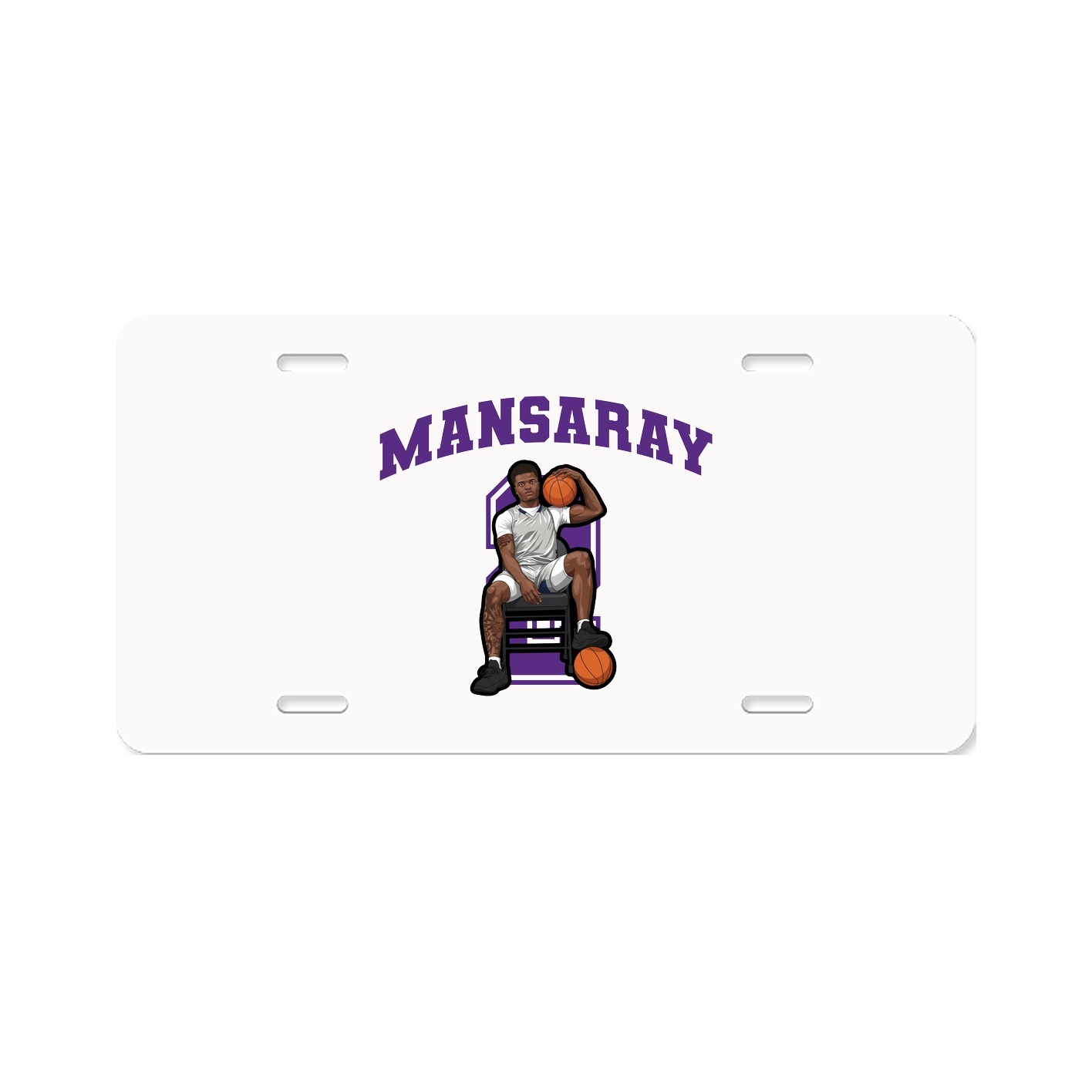 License Plate — Number in Classic