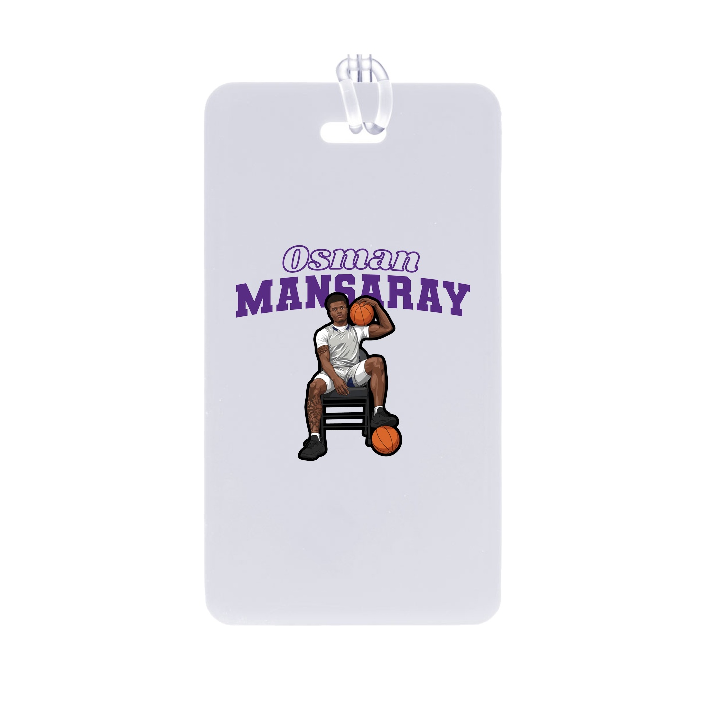 Bag Tag — Name Arch in Classic
