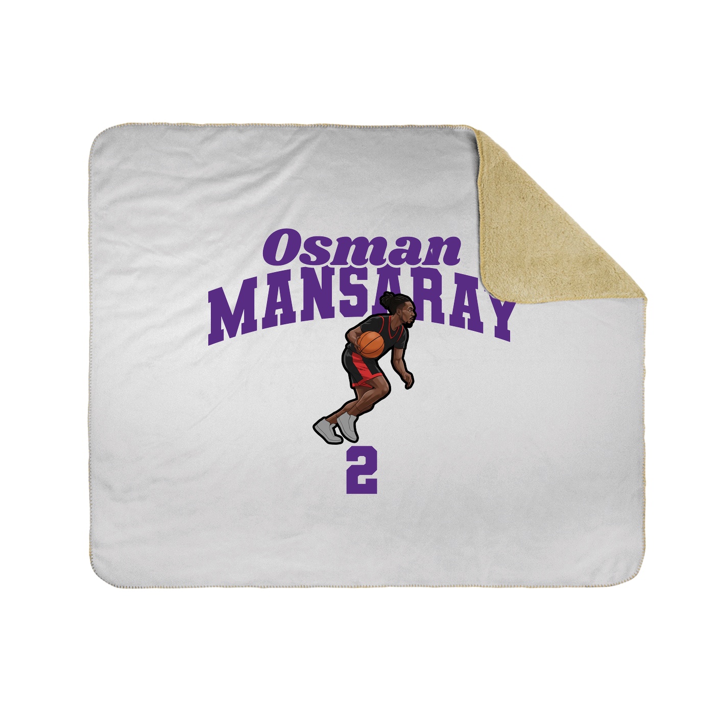 Throw Blanket — Signature Arch in White