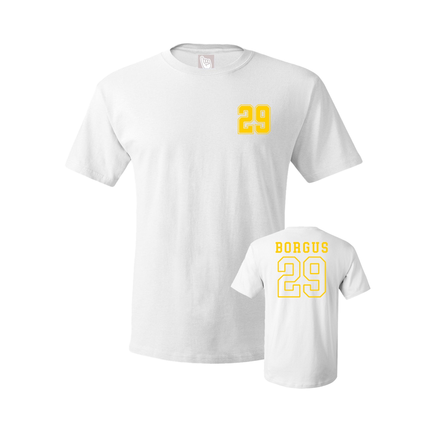 Tee — Chest Back in White