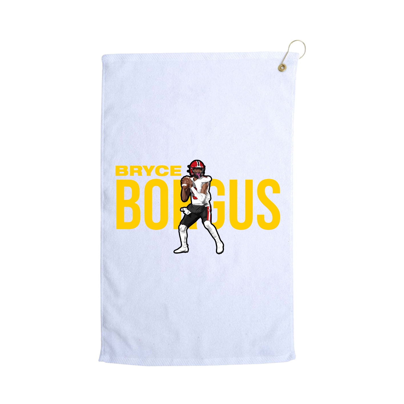 Golf Towel — Player Name in White