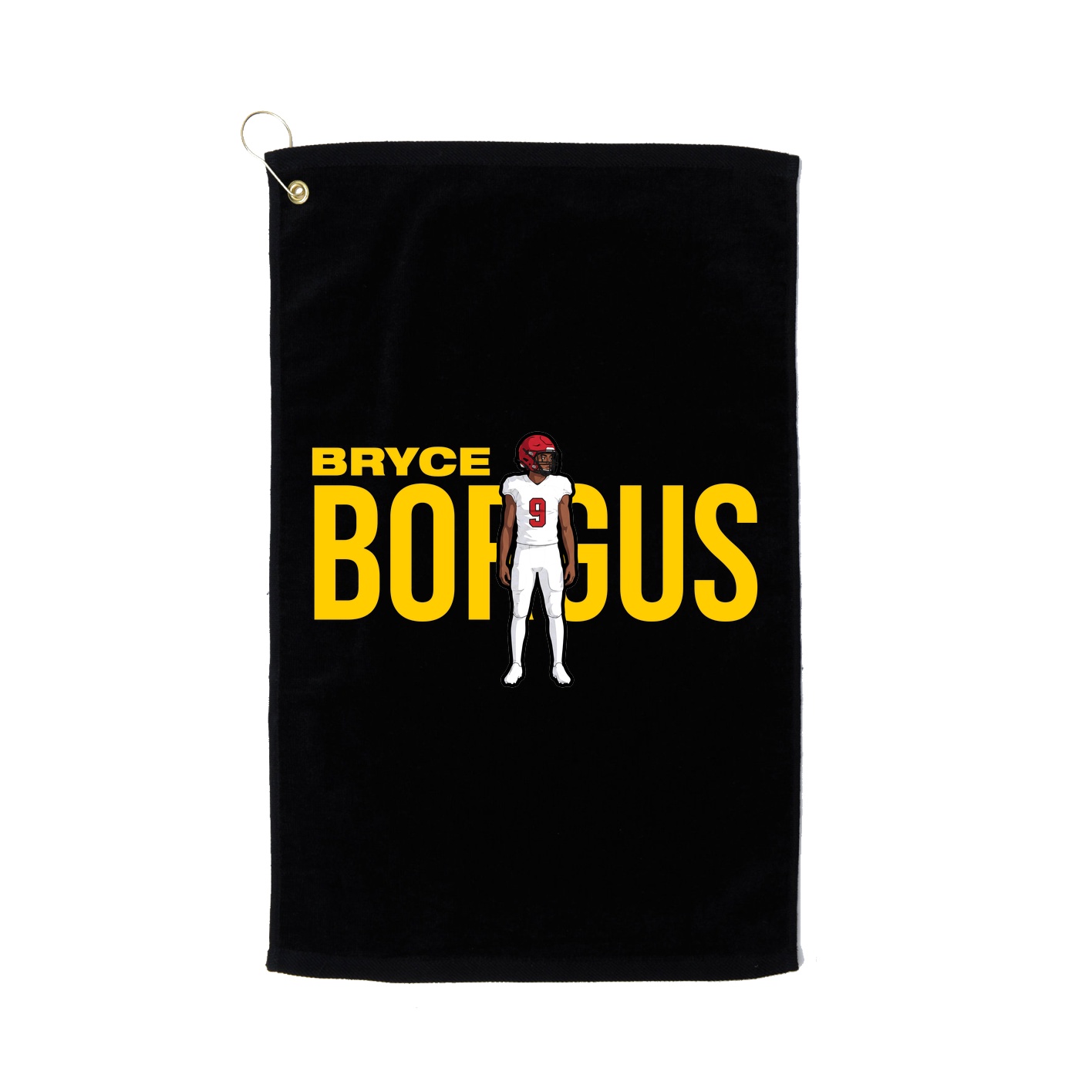 Golf Towel — Player Name in Black