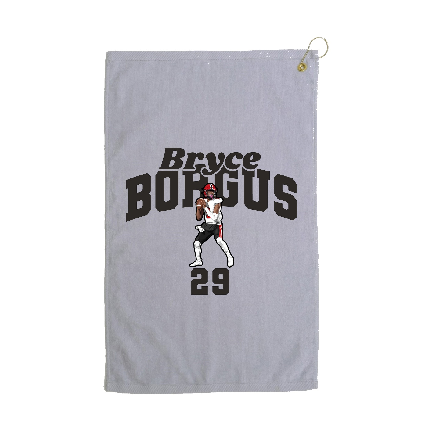 Golf Towel — Signature Arch in Grey