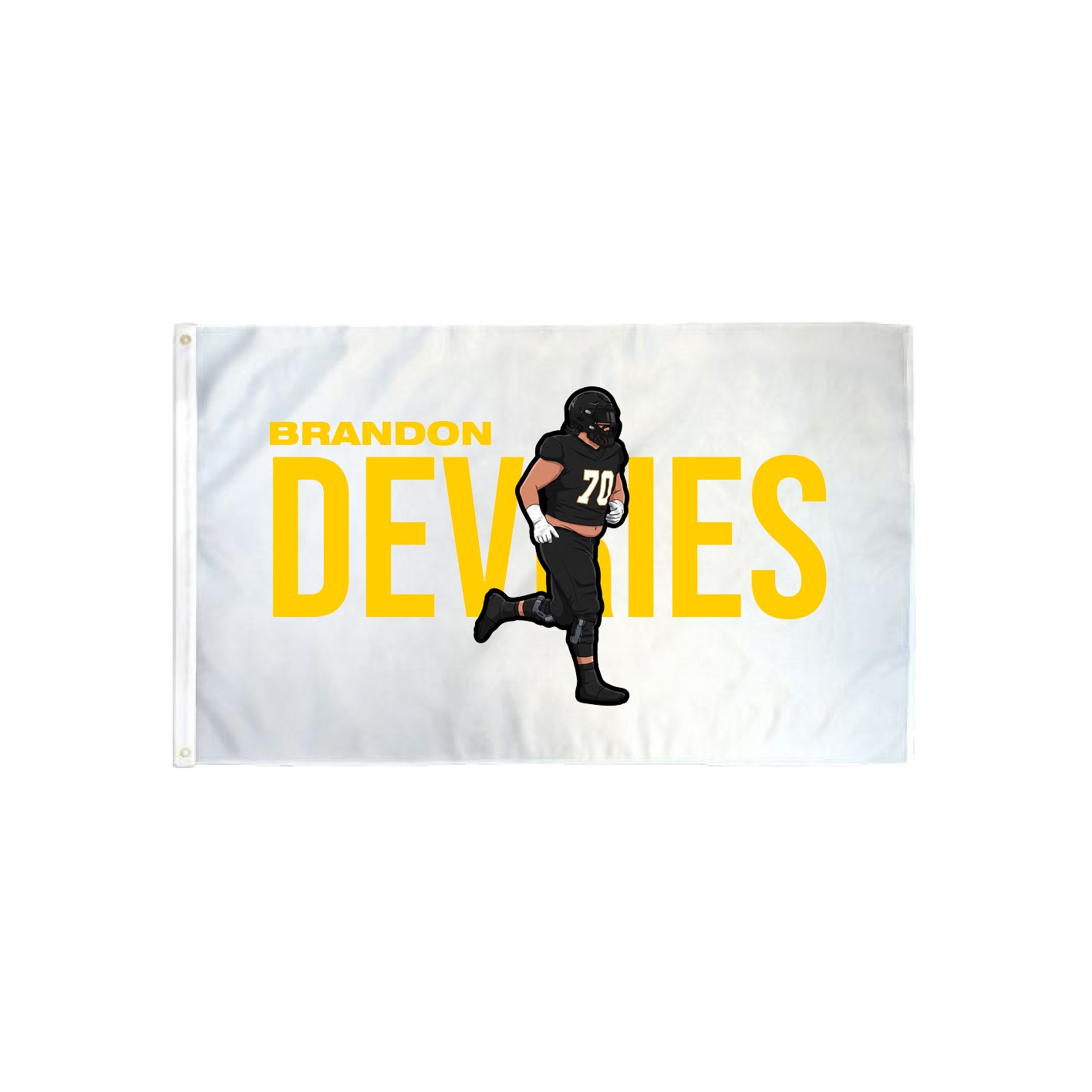 3x5 Flag — Player Name in Classic
