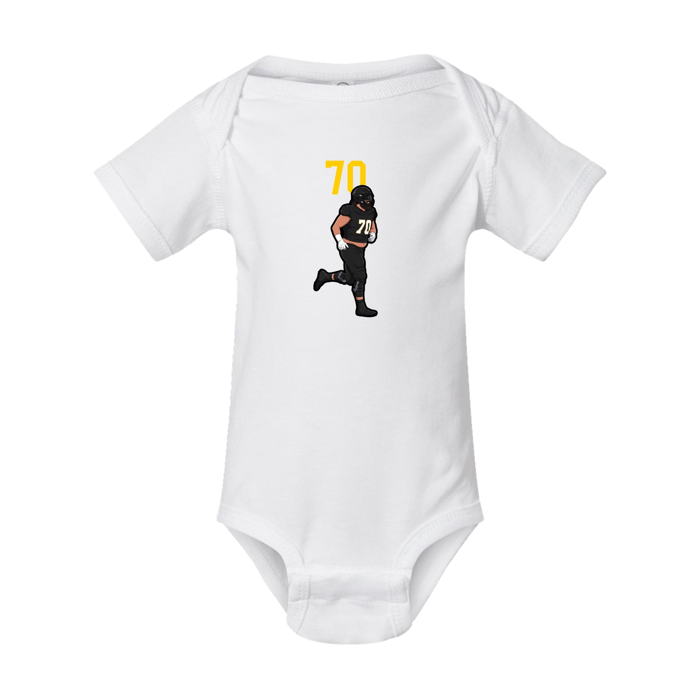Baby Onesie — Number Top in White