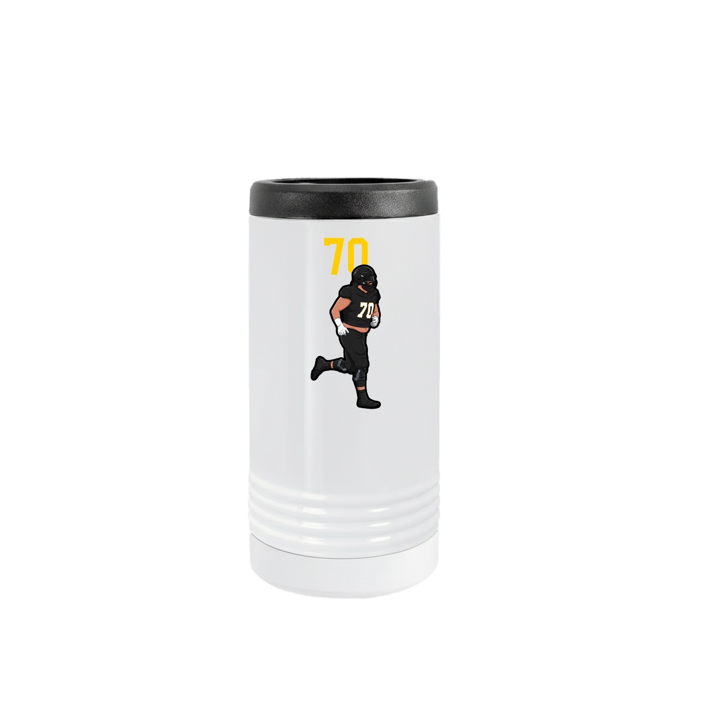 Slim Beverage Holder — Number Top in White