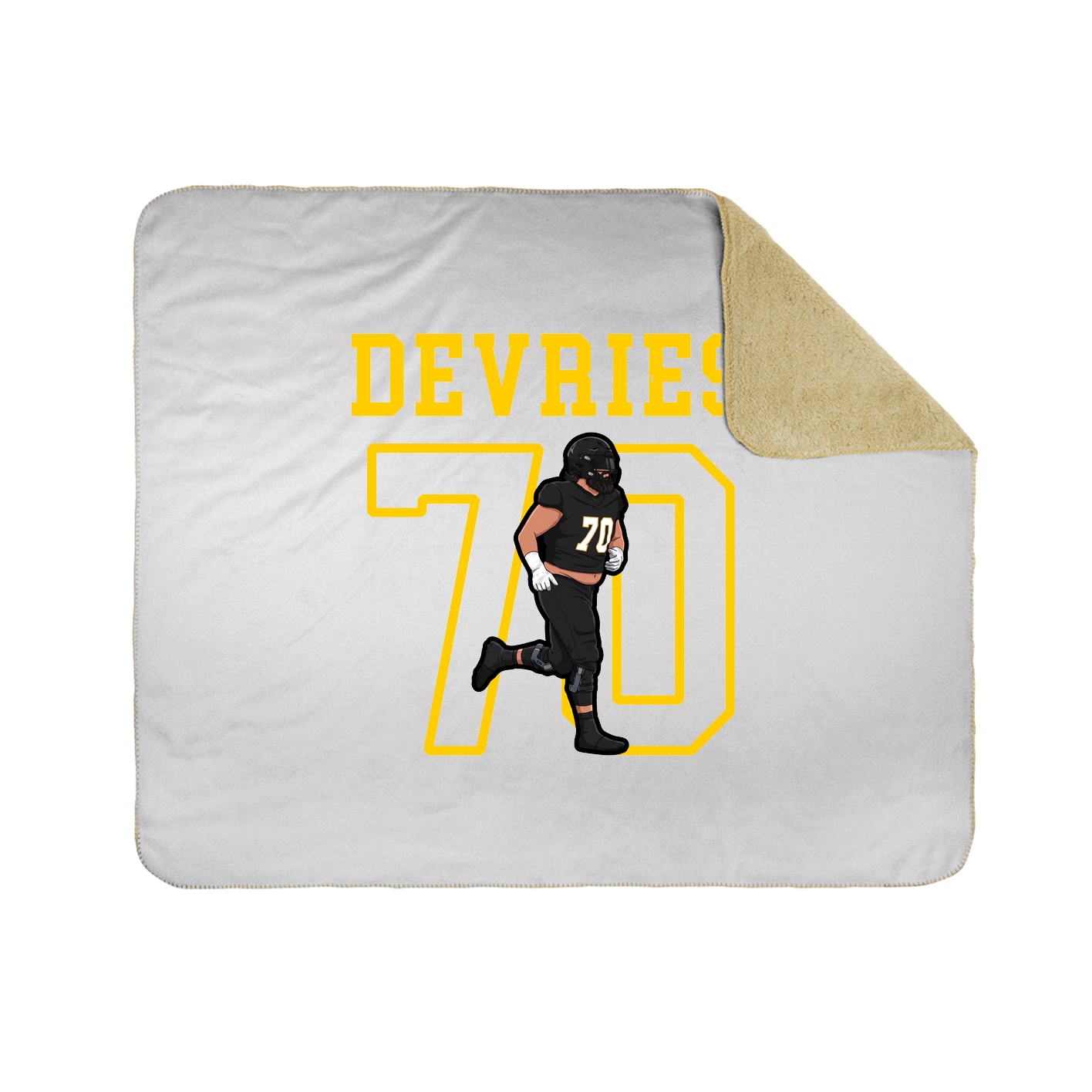 Throw Blanket — Shirsey in White
