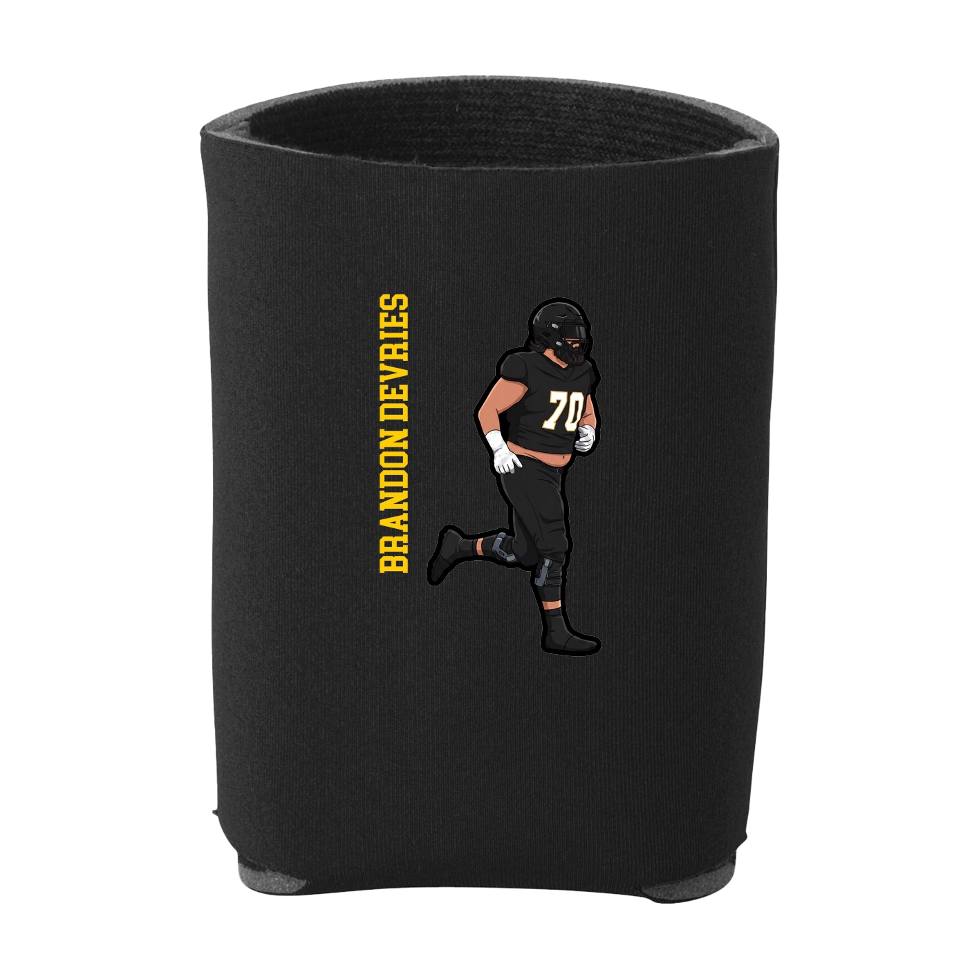 Can Holder — Name Vertical in Black