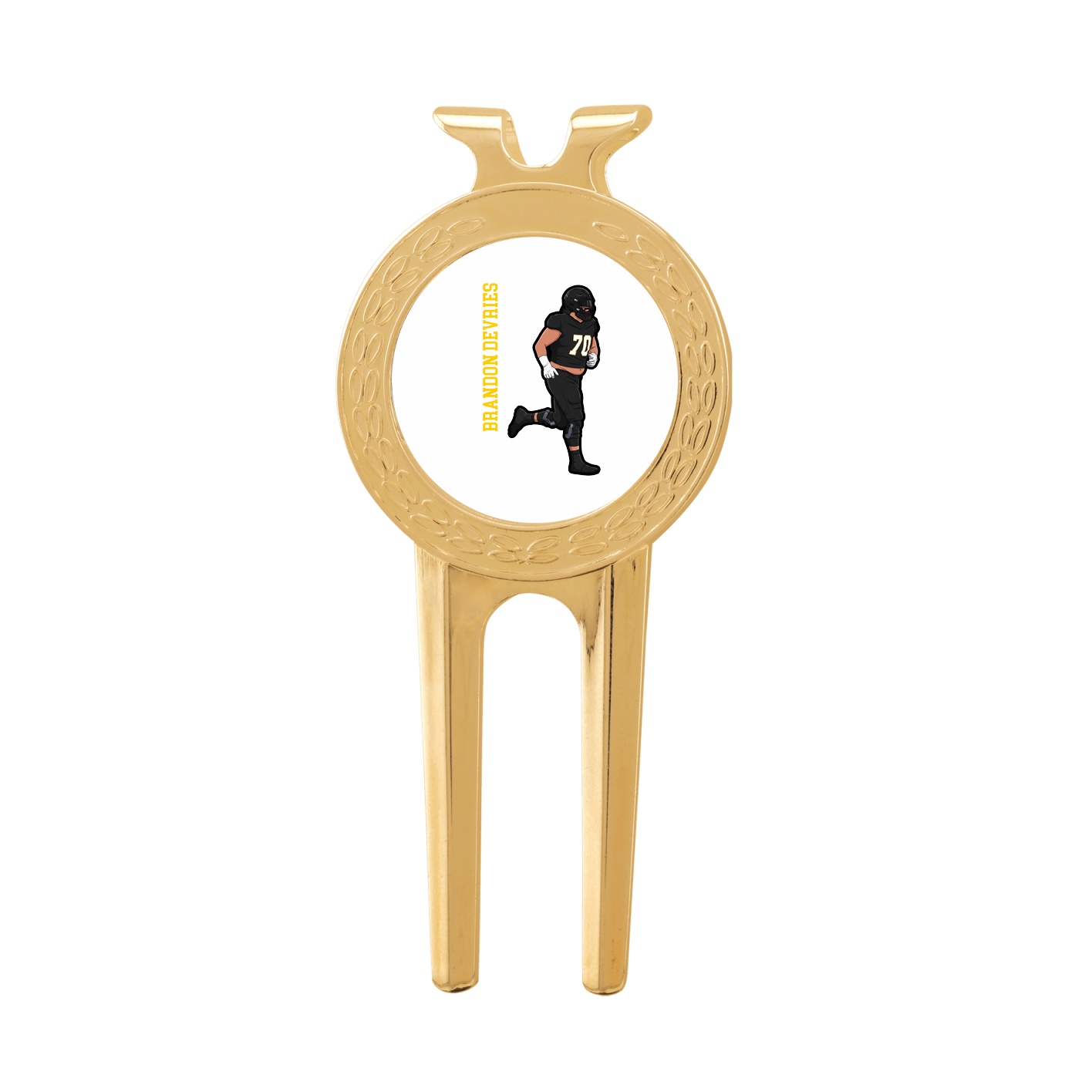 Divot Tool with Ball Marker — Name Vertical in Classic