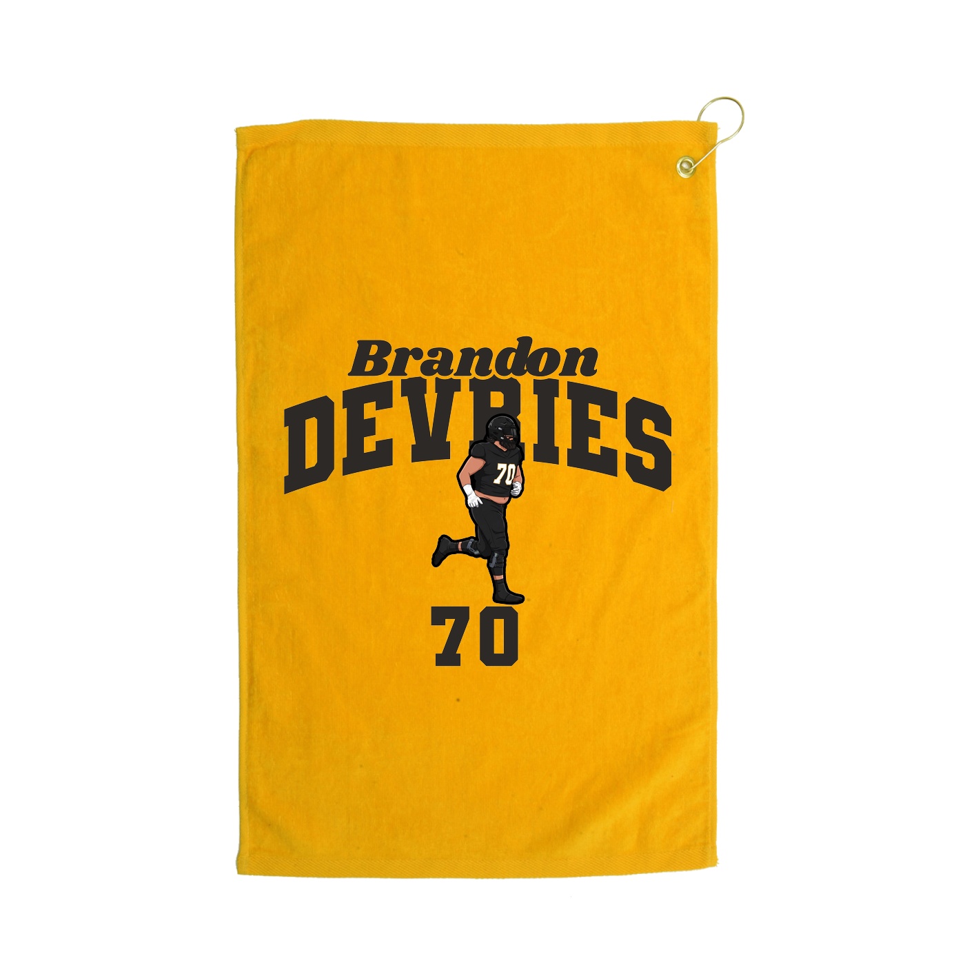 Golf Towel — Signature Arch in Gold
