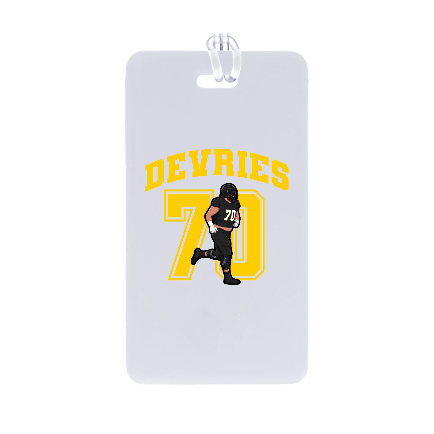Bag Tag — Number in Classic