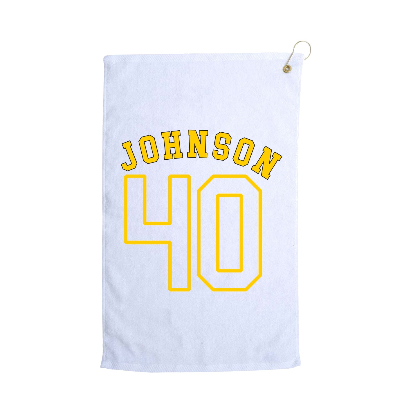 Golf Towel — Shirsey Arch in White