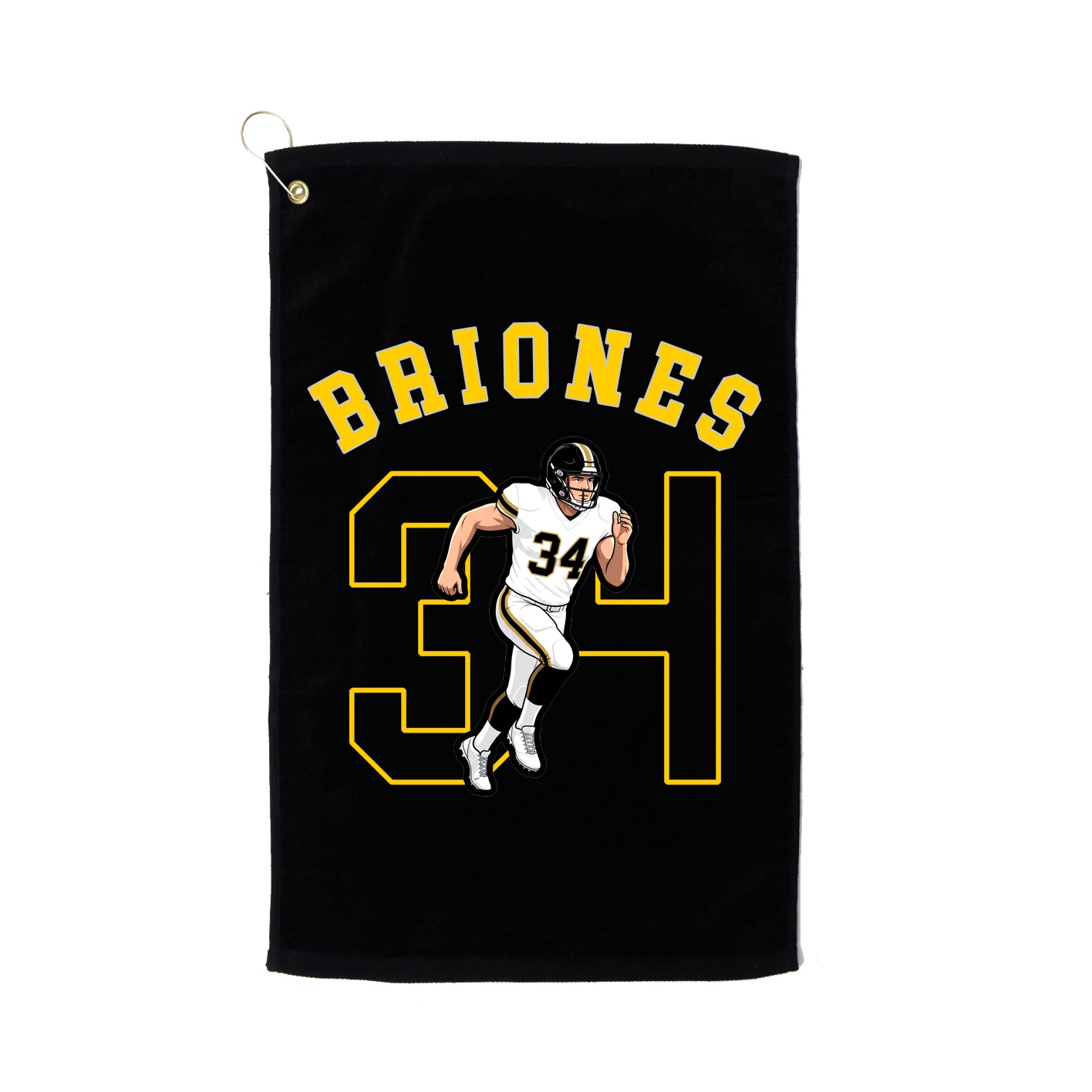 Golf Towel — Shirsey Arch in Black