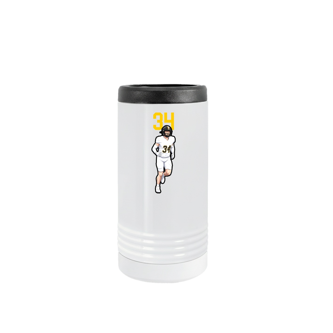 Slim Beverage Holder — Number Top in White