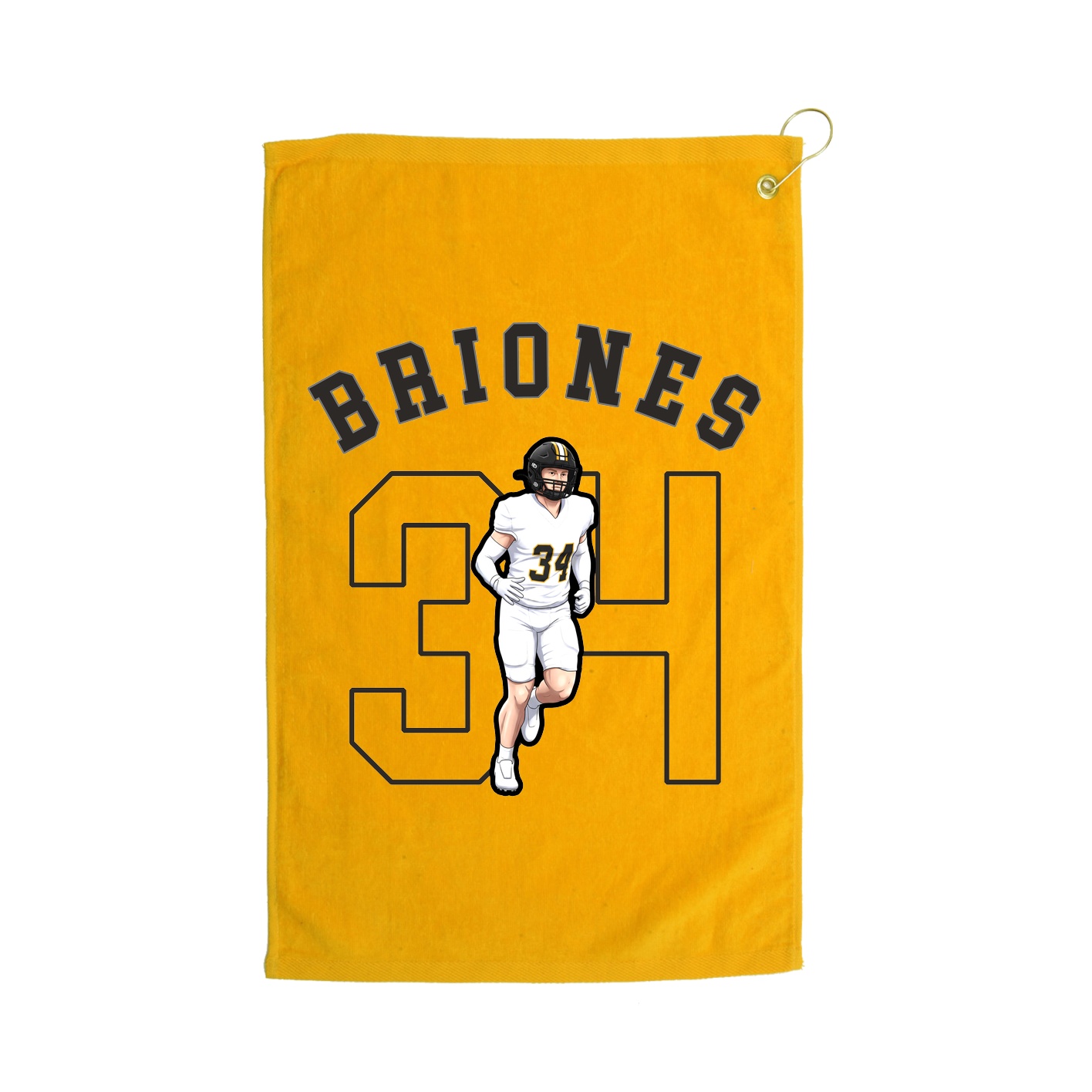 Golf Towel — Shirsey Arch in Gold
