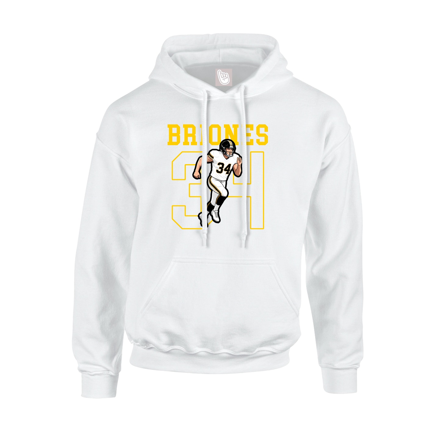 Hoodie — Shirsey in White