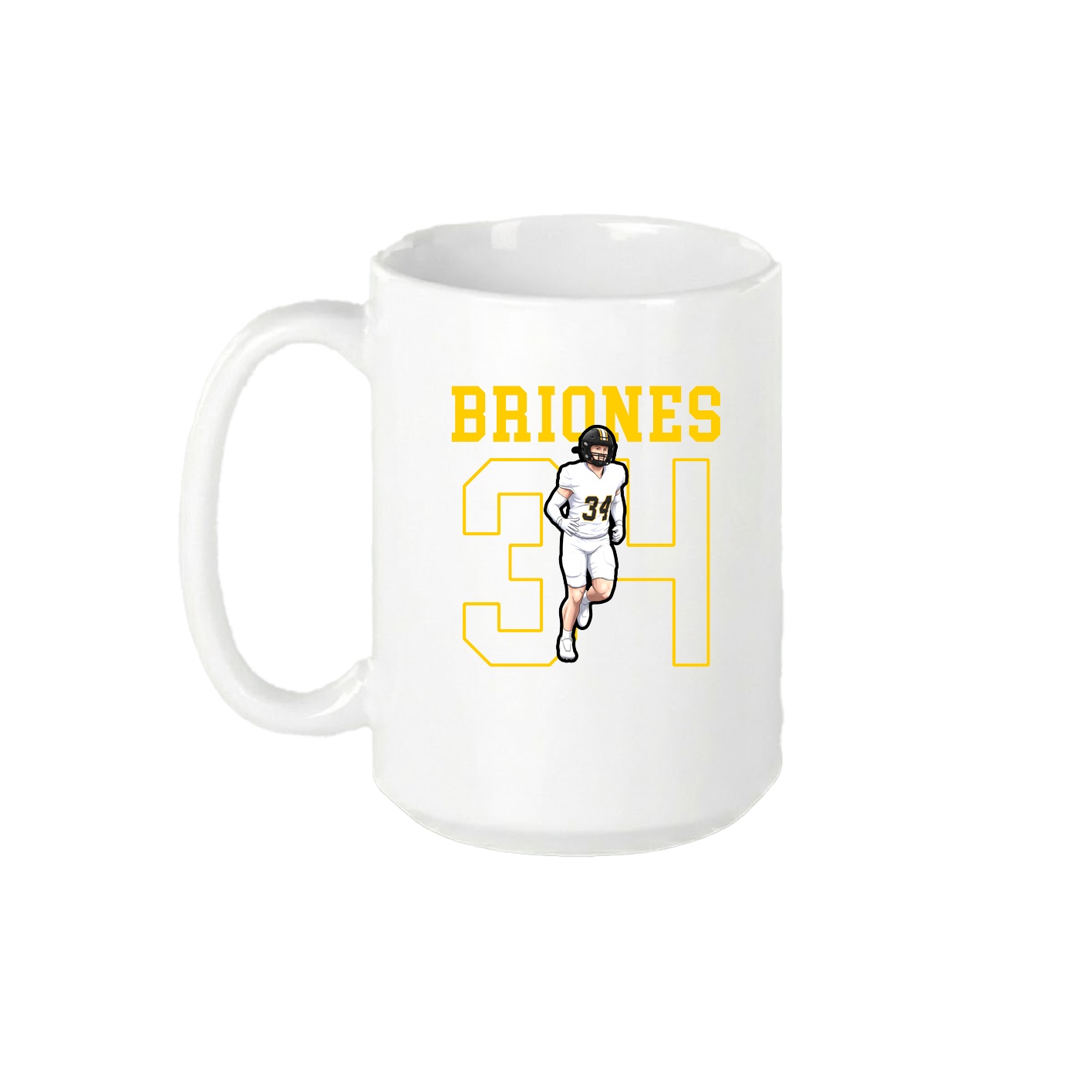 15oz Coffee Mug — Shirsey in White