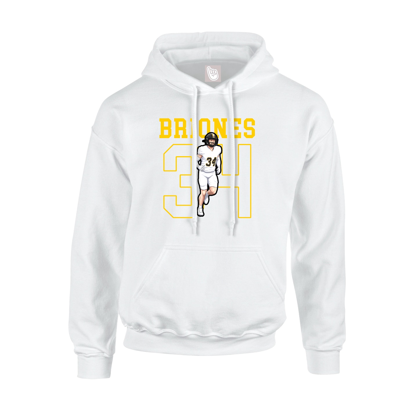 Hoodie — Shirsey in White